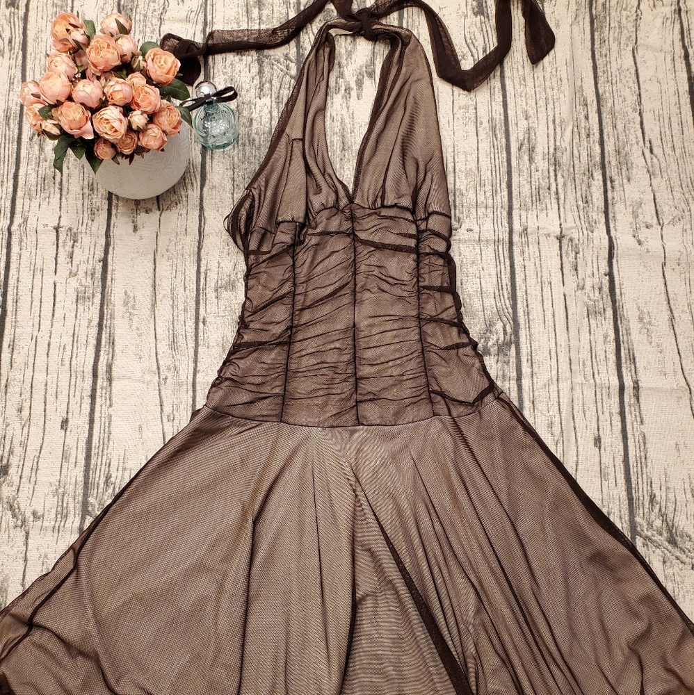 Womens Roushed Dress